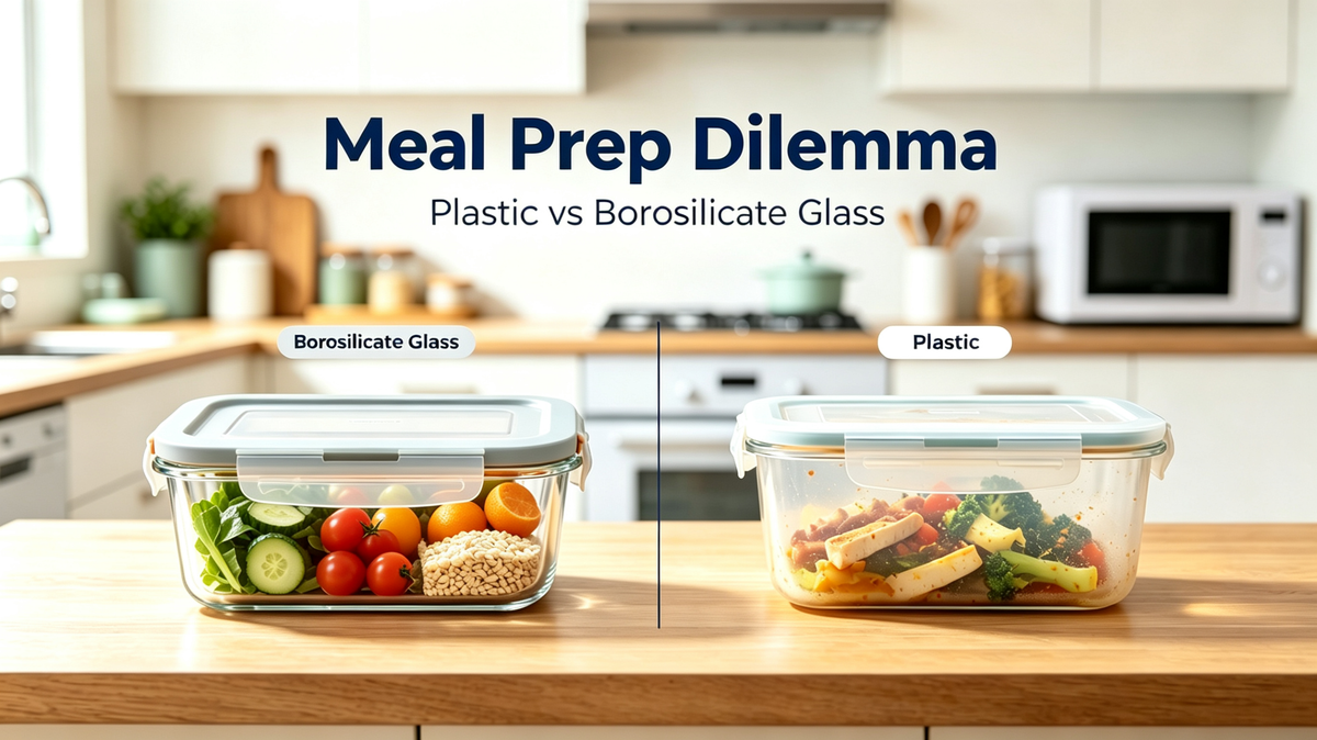 Meal Prep Dilemma: Plastic vs Borosilicate Glass