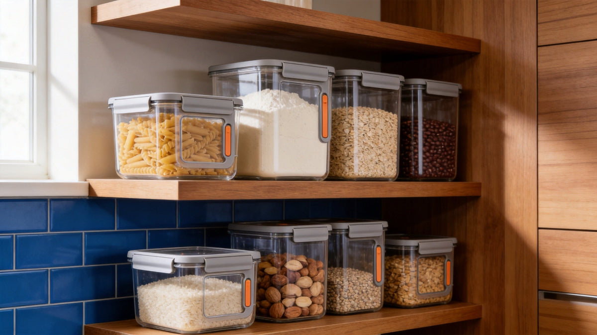 Kitchen Organization: How to Build a Glass-First Pantry