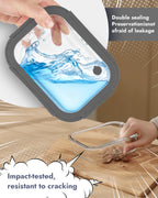 12-Pack Containers Glass Containers with Glass Lids BPA Free, Leak Proof Food Container（Grey）