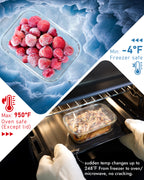 12-Pack Containers Glass Containers with Glass Lids BPA Free, Leak Proof Food Container（Grey）