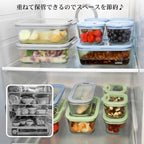 7-Pack Glass food storage container with silicone glass lid, includes gas valve, BPA-free, leak-proof food container（Grey）