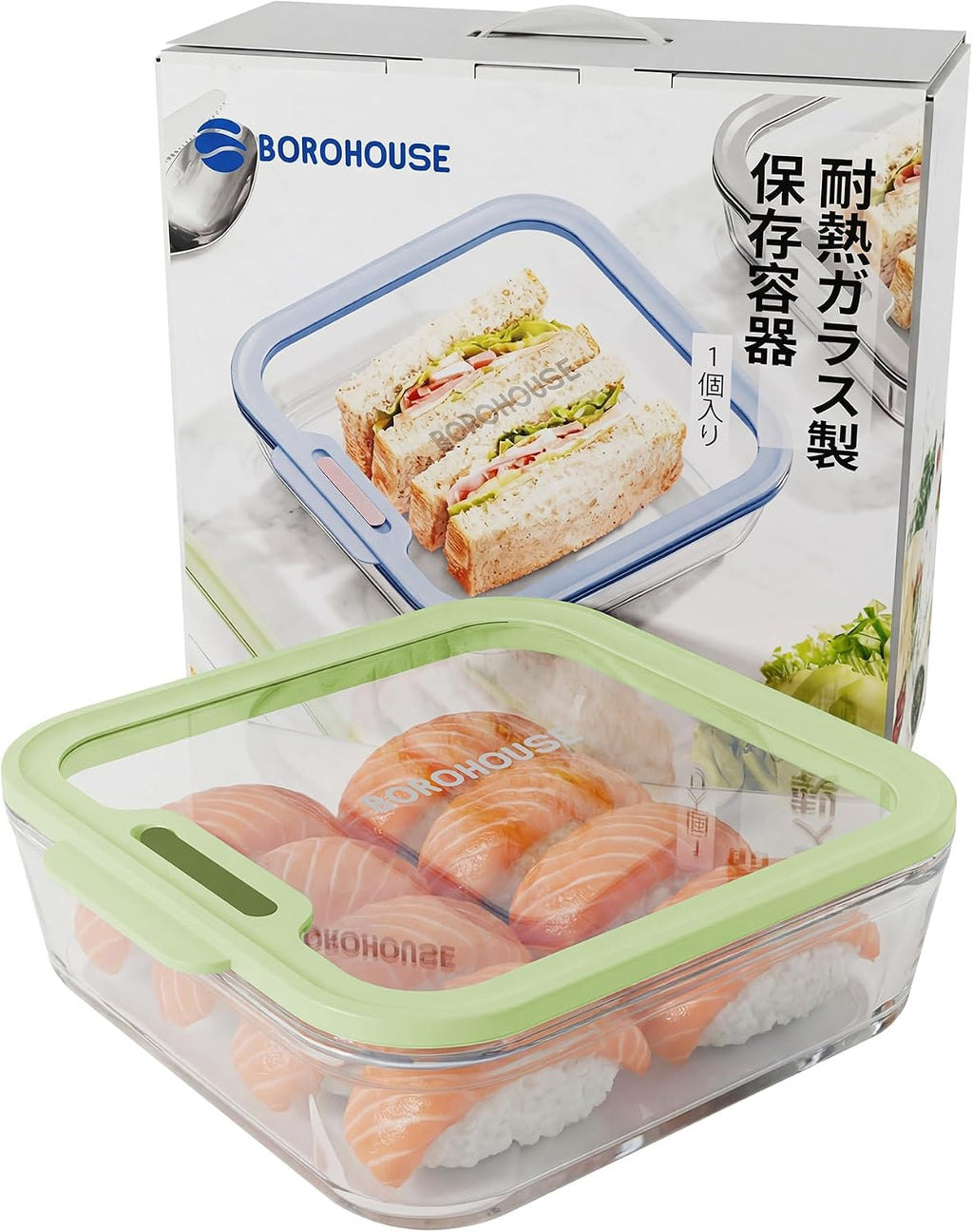 Tempered Glass Lid Food Storage Container · 5.7 Cup