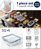 Tempered Glass Lid Food Storage Container · 5.7 Cup
