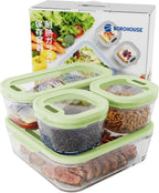 Glass Food Storage Container Set · 4 Pack